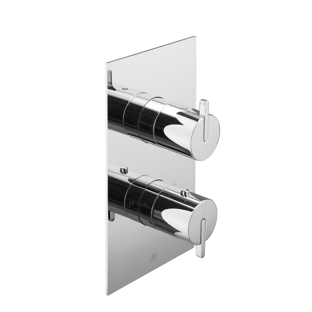 JTP Studio Kio 2 Outlet Thermostatic Concealed Valve 671 in Chrome