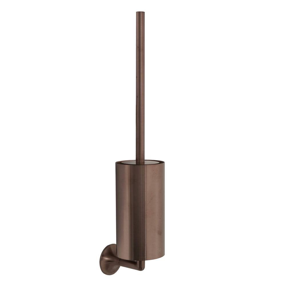 JTP KONO Wall Mounted Toilet Brush Holder in Brushed Bronze