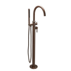 JTP KONO Floor Standing Bath Shower Mixer with Kit in Brushed Bronze