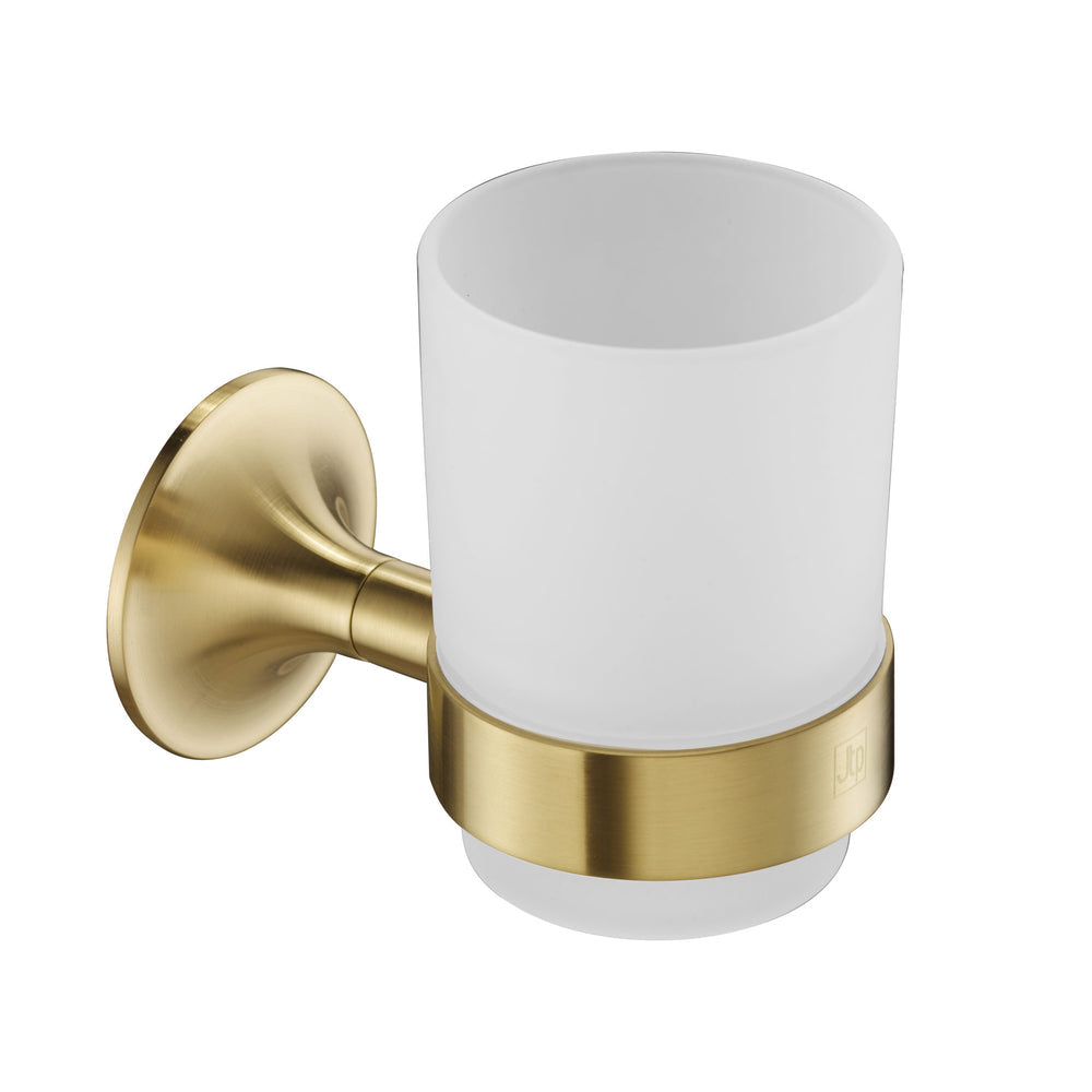 JTP KONO Tumbler Holder in Brushed Brass