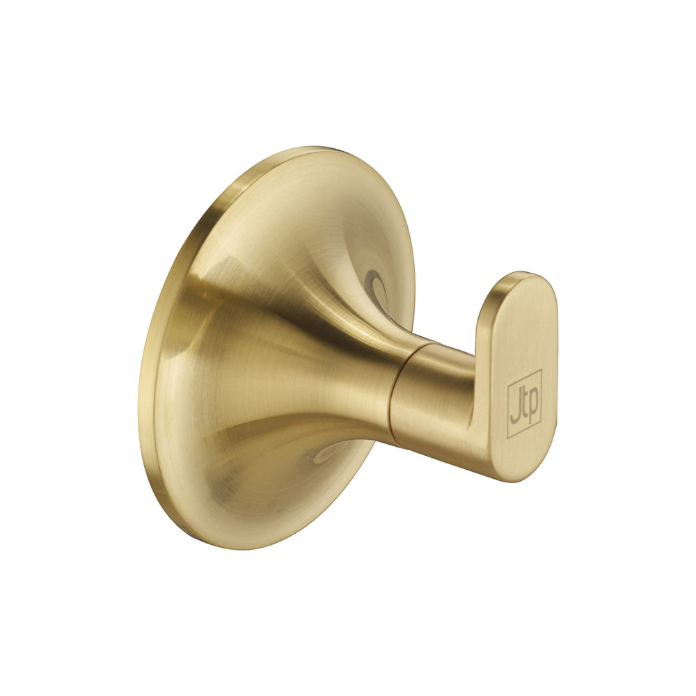 JTP KONO Robe Hook in Brushed Brass