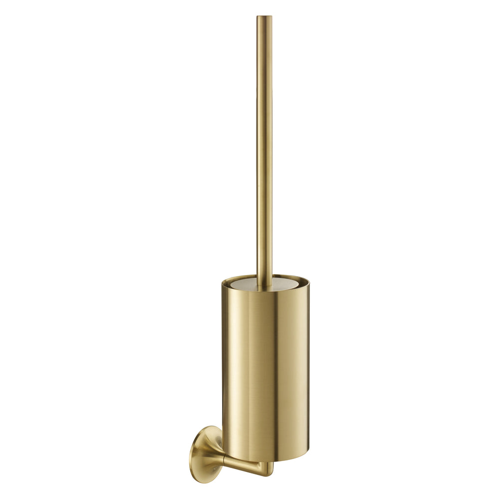 JTP KONO Wall Mounted Toilet Brush Holder in Brushed Brass