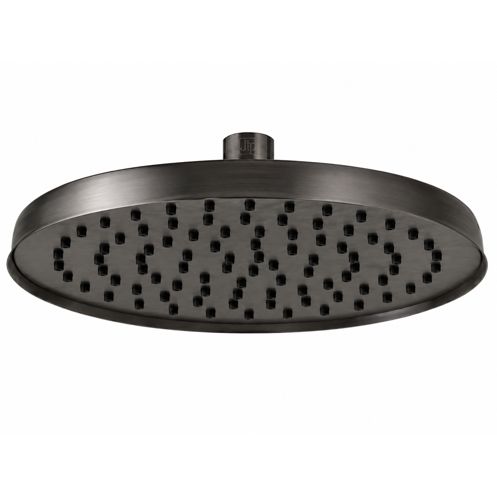 JTP KONO Round Shower Head 260mm in Brushed Black