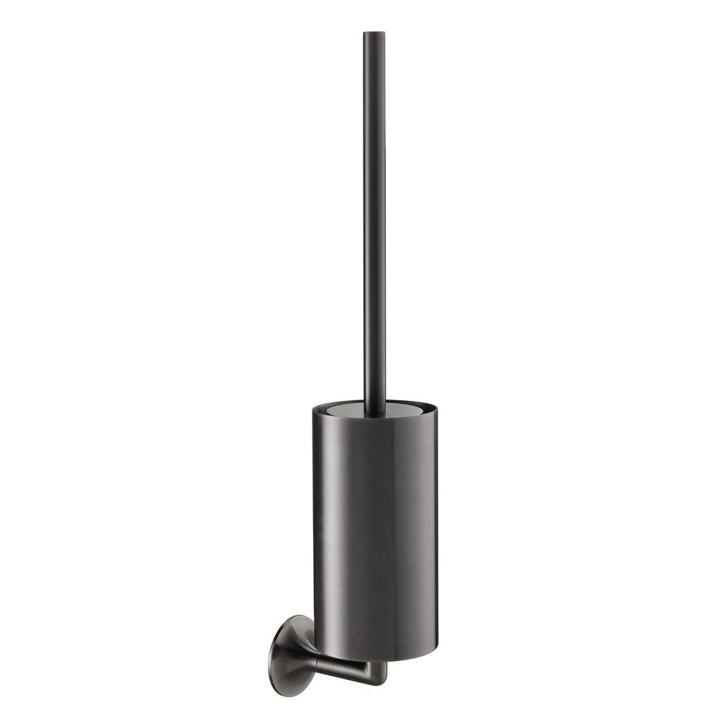 JTP KONO Wall Mounted Toilet Brush Holder in Brushed Black