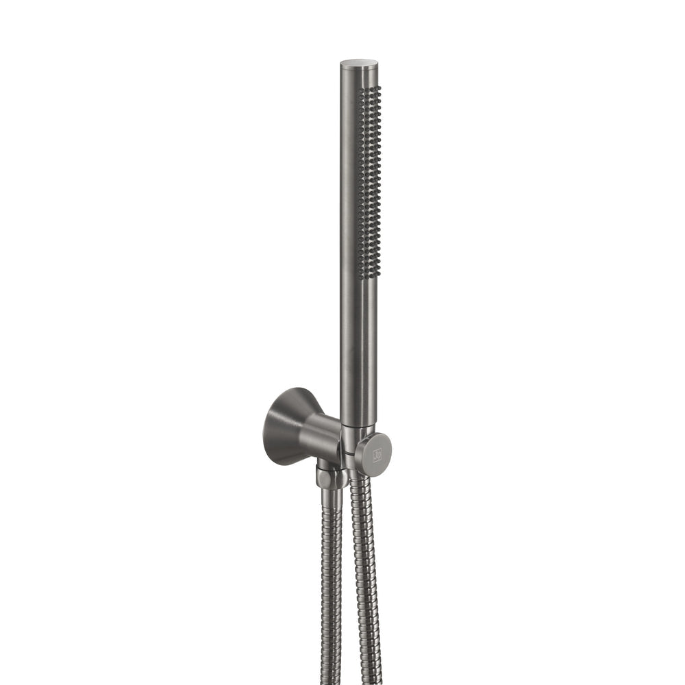 JTP KONO Round Water Outlet in Brushed Black