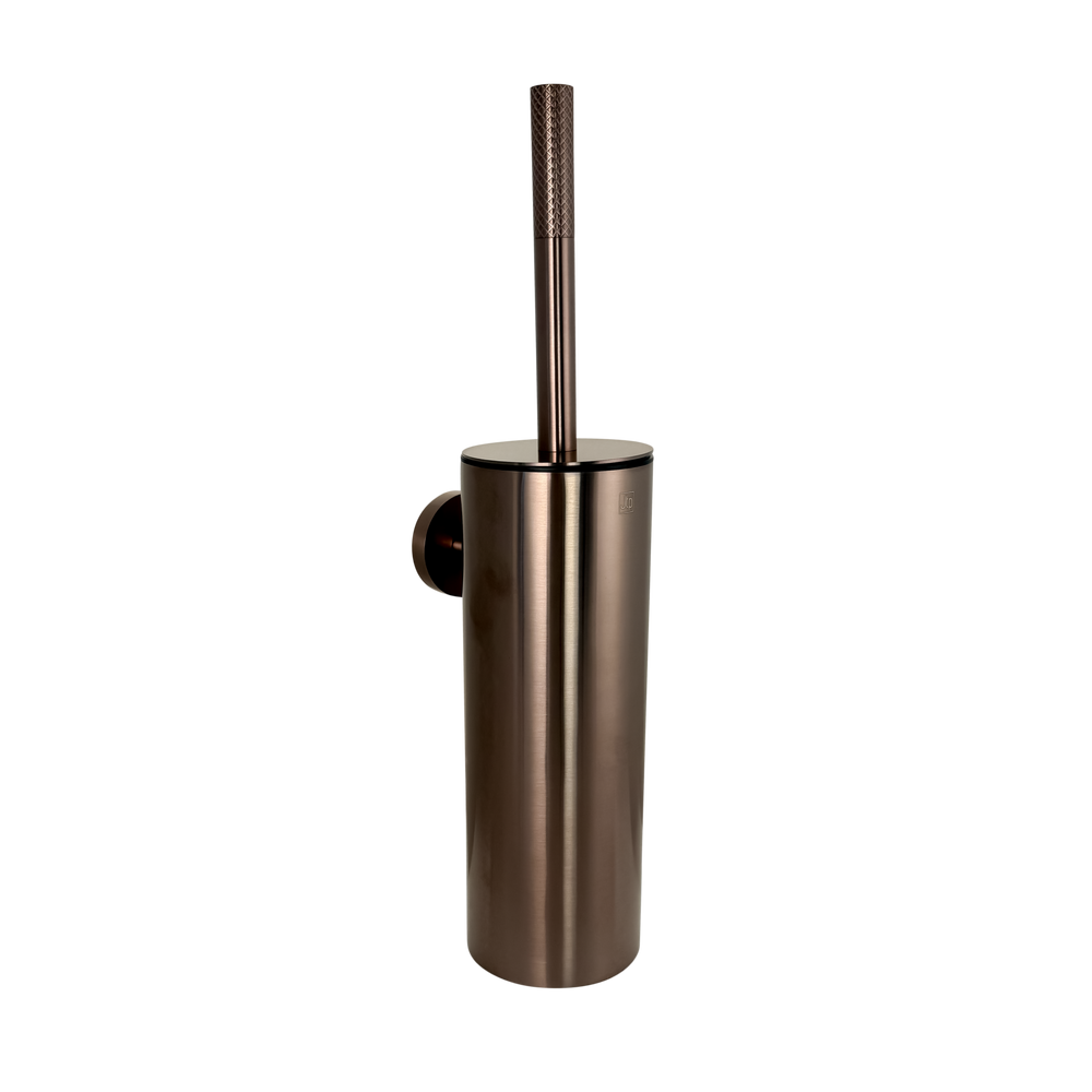 JTP NEO Wall Mounted Toilet Brush Holder in Brushed Bronze