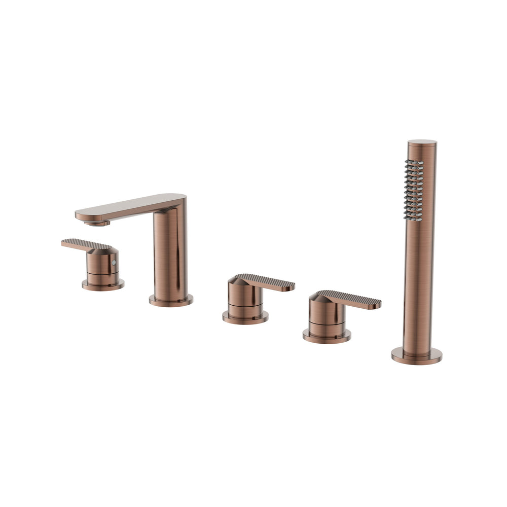 JTP NEO 5 Hole Deck Mounted Bath Shower Mixer in Chrome