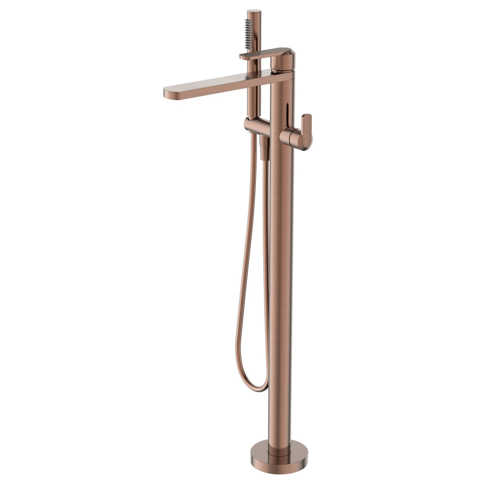 JTP NEO Floor Standing Bath Shower Mixer with Kit in Brushed Bronze