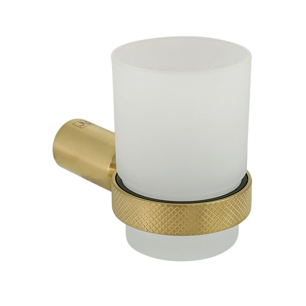 JTP NEO Tumbler Holder in Brushed Brass