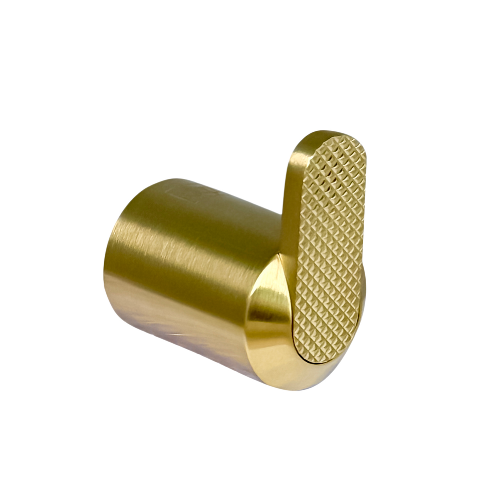 JTP NEO Robe Hook in Brushed Brass
