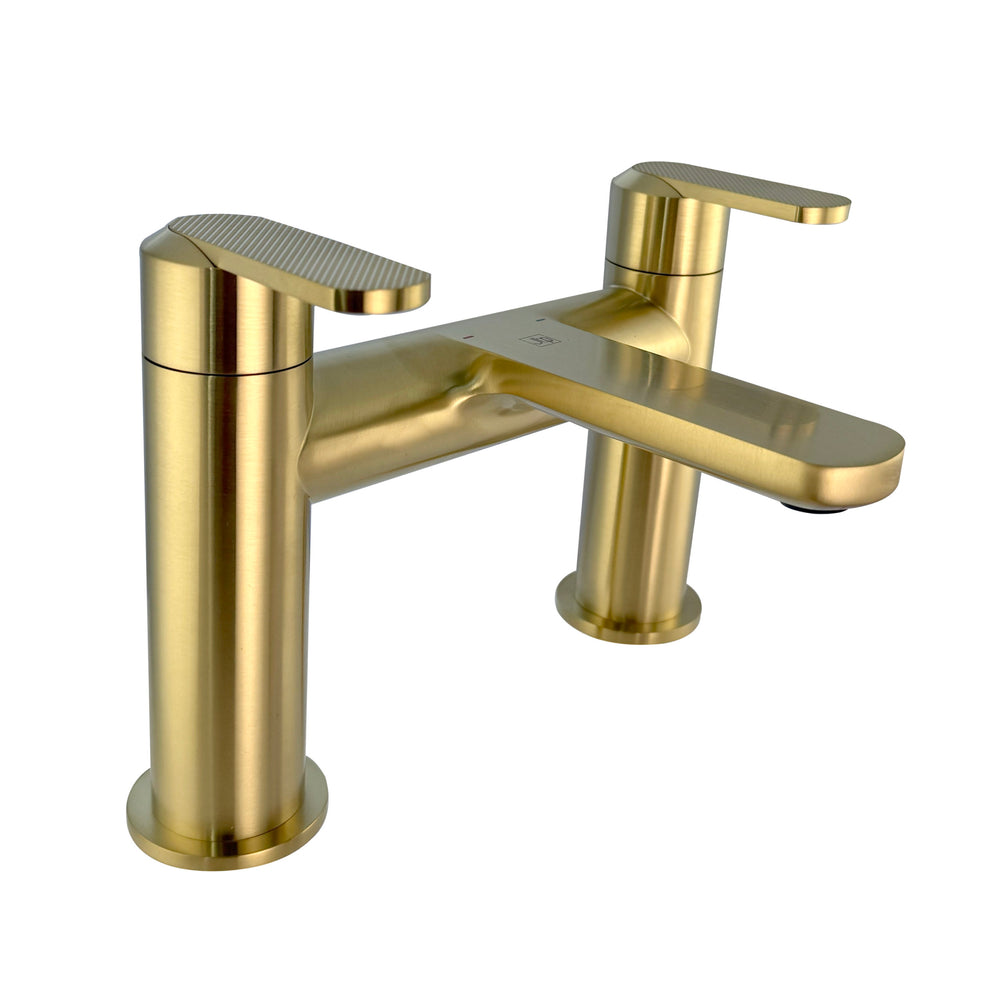JTP NEO Deck Mounted Bath Filler in Brushed Brass