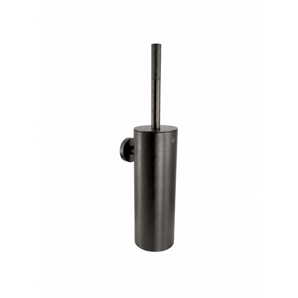 JTP NEO Wall Mounted Toilet Brush Holder in Brushed Black
