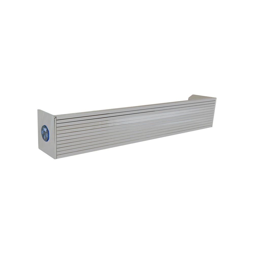 JTP Noa Fluted Electric Towel Rail 600mm in Chrome