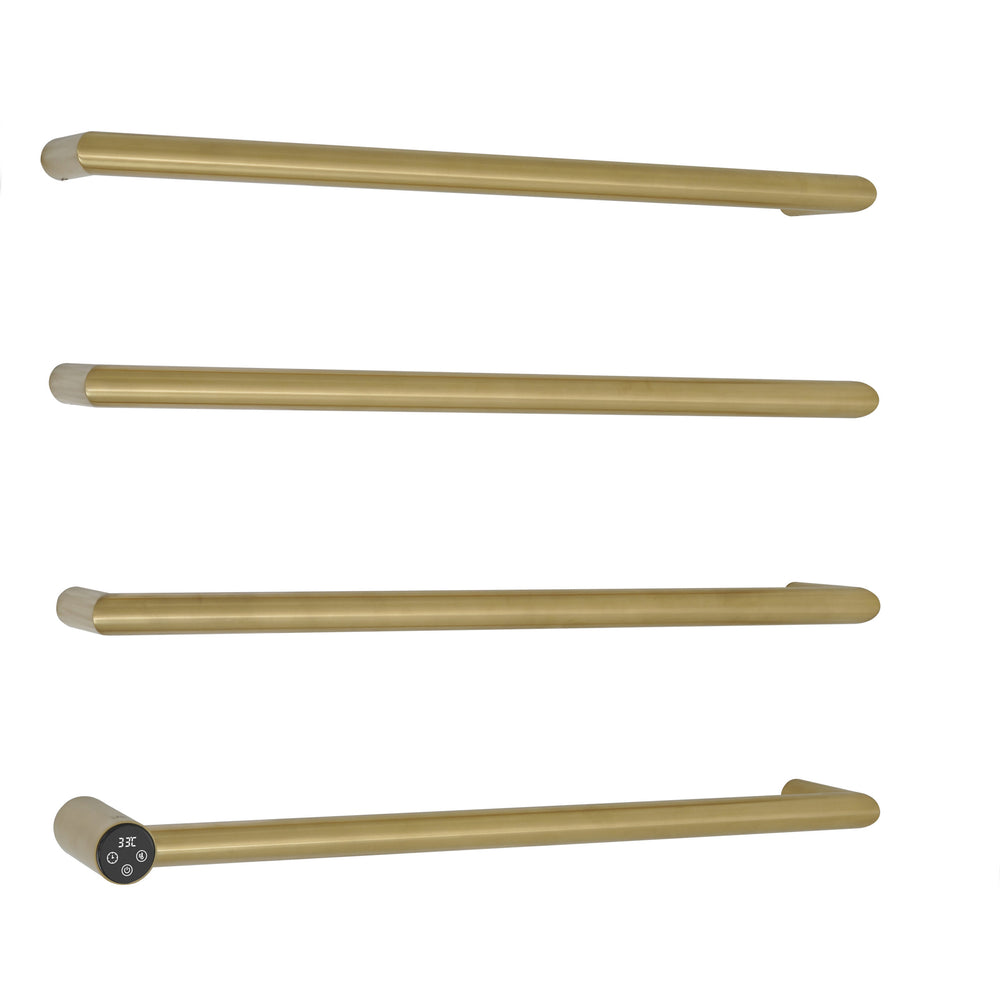 JTP Obi Electric Towel Radiator 600 x 485mm in Brushed Brass