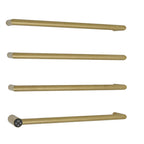 JTP Obi Electric Towel Radiator 600 x 485mm in Brushed Brass