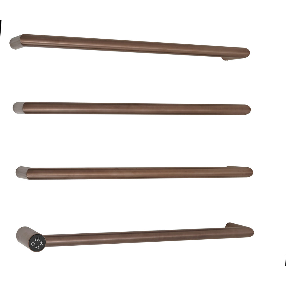 JTP Obi Electric Towel Radiator 600 x 485mm in Brushed Bronze