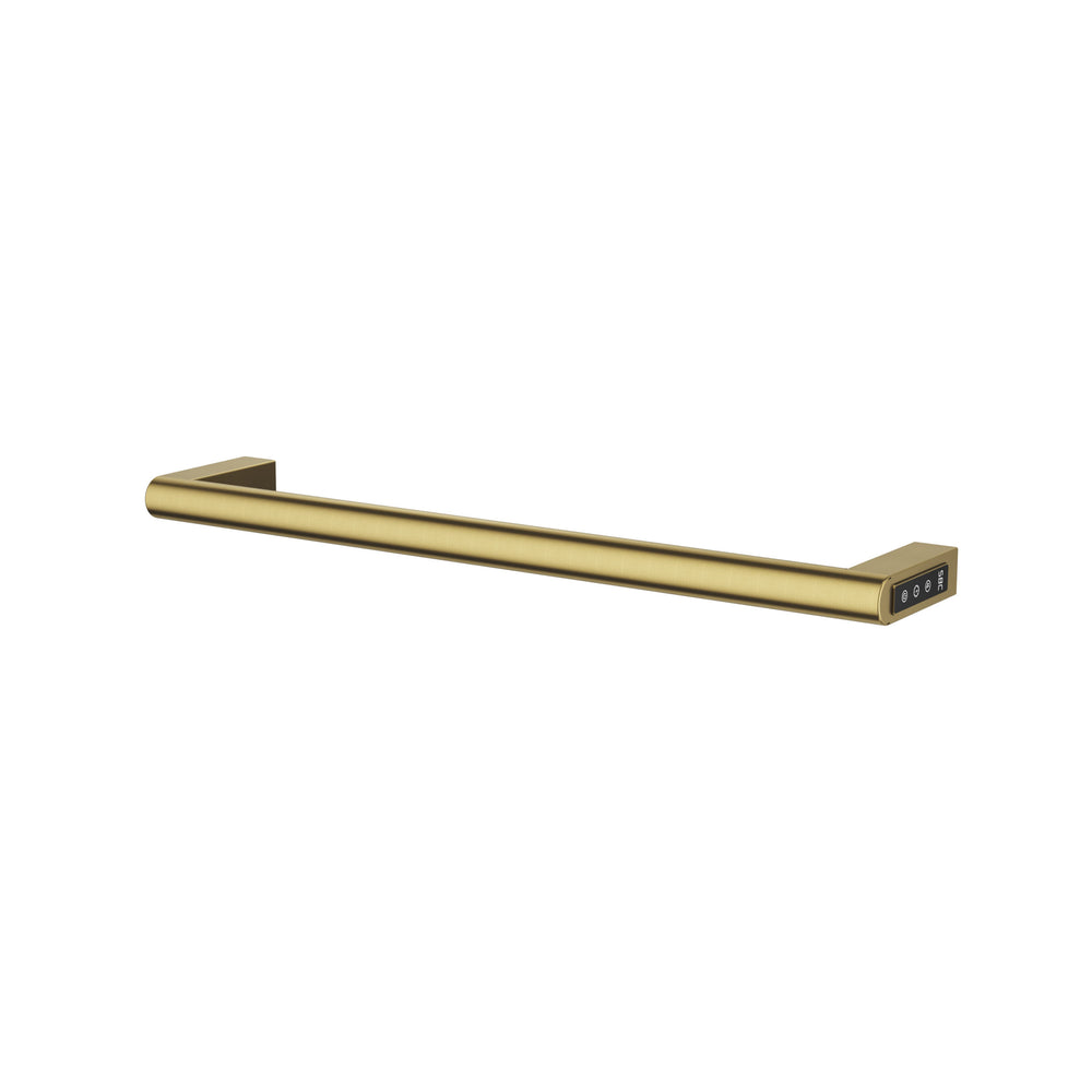 JTP Ora Electric Towel Rail 600 x 115mm in Brushed Brass
