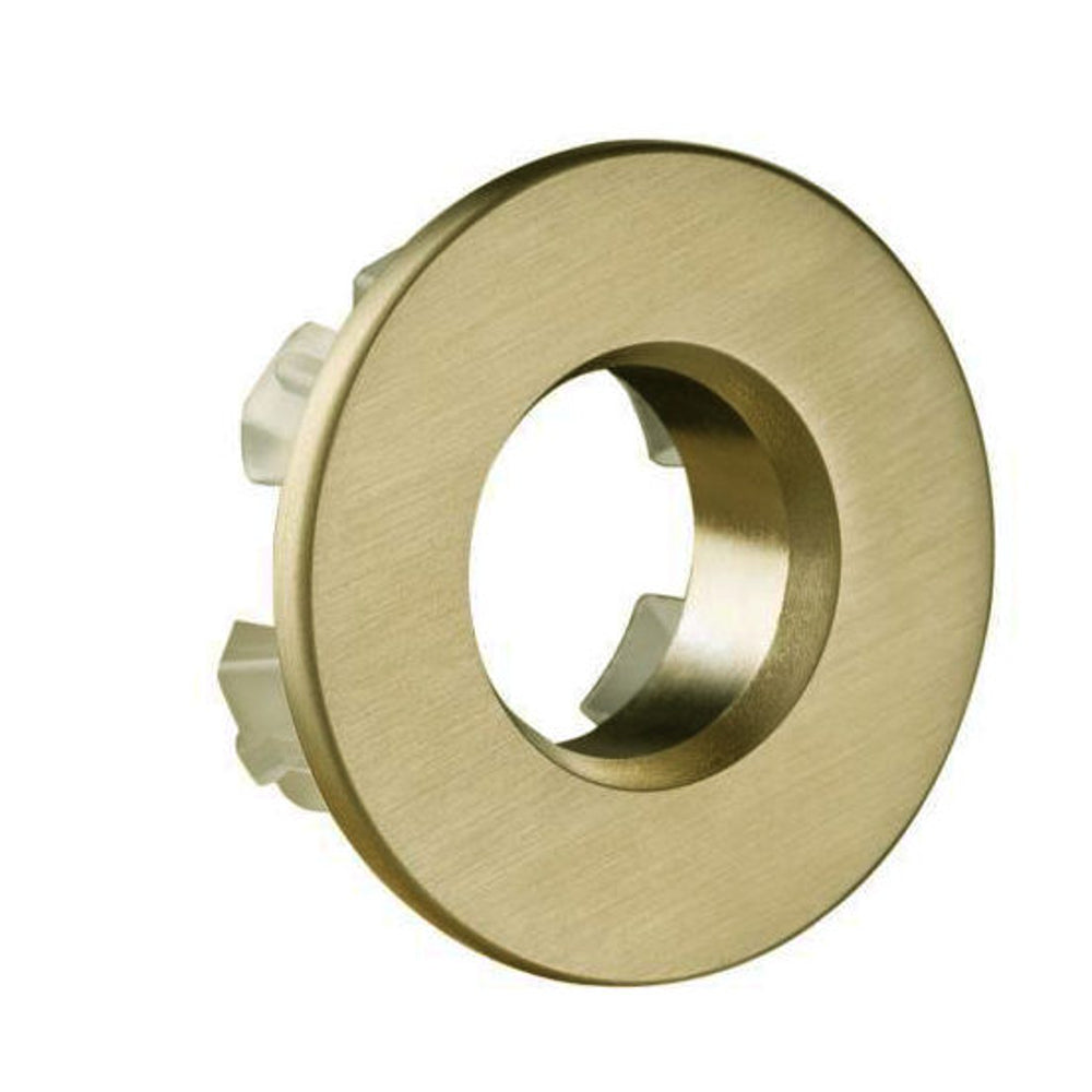 JTP VOS Bath Overflow Cover in Brushed Brass