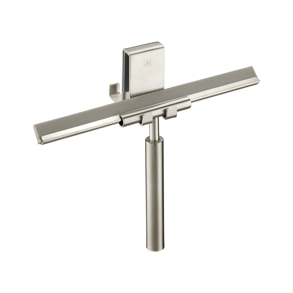 JTP Shower Squeegee with Double Sided Hook in Stainless Steel