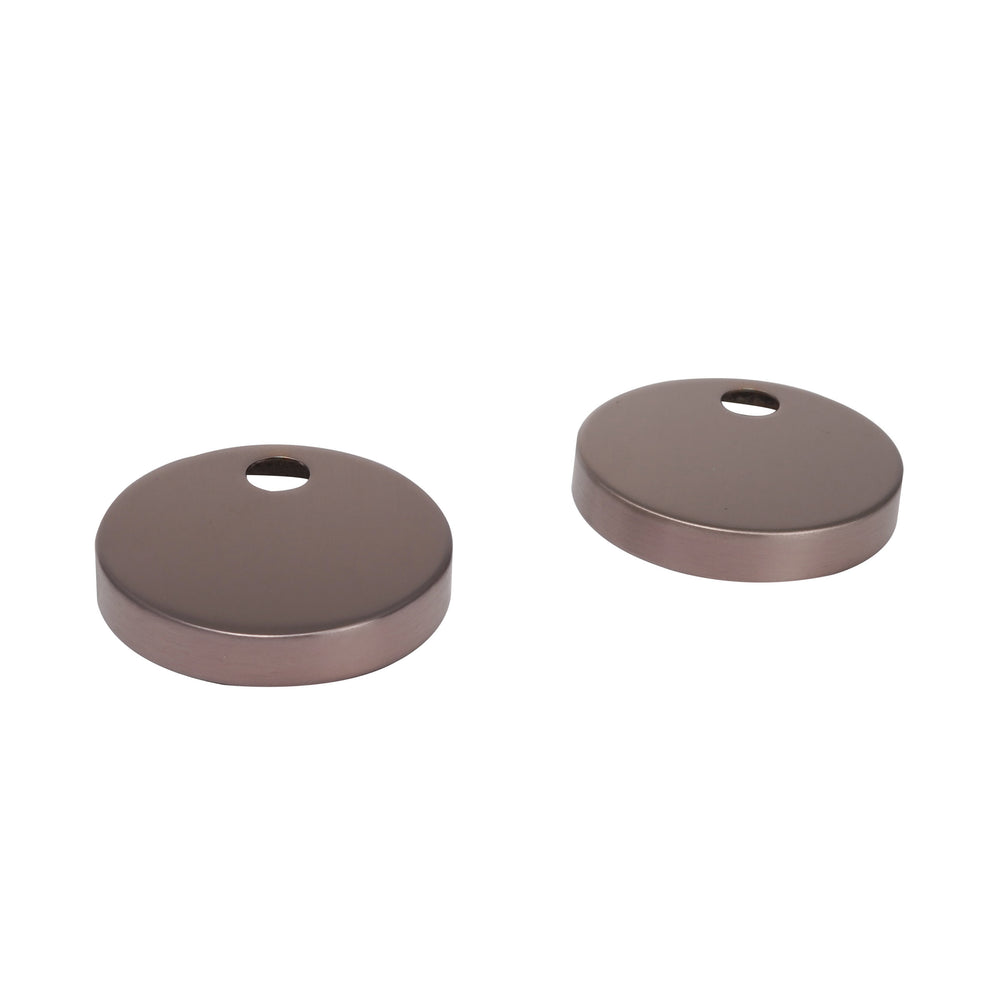 JTP Toilet Seat Fixing Covers in Brushed Bronze