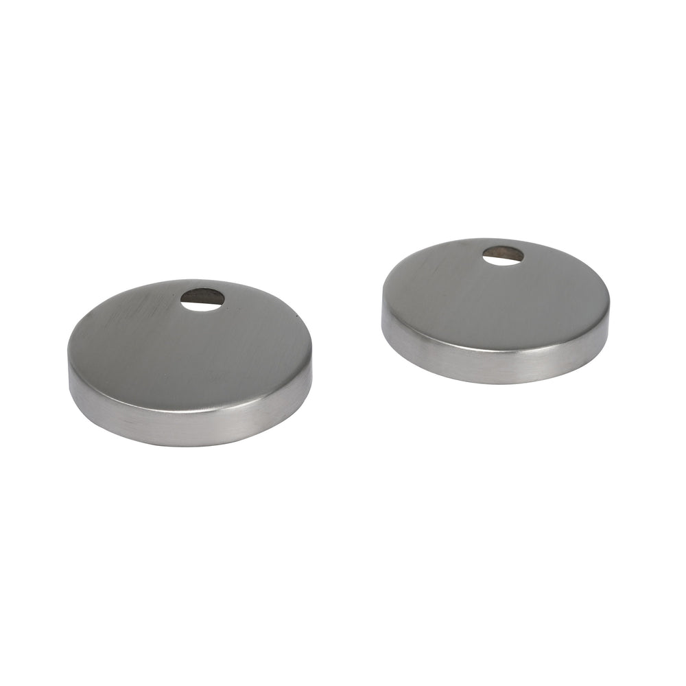 JTP Toilet Seat Fixing Covers in Stainless Steel
