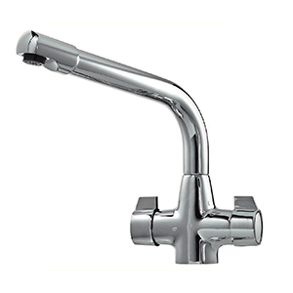 JTP Verona Kitchen Sink Mixer with Swivel Spout in Chrome