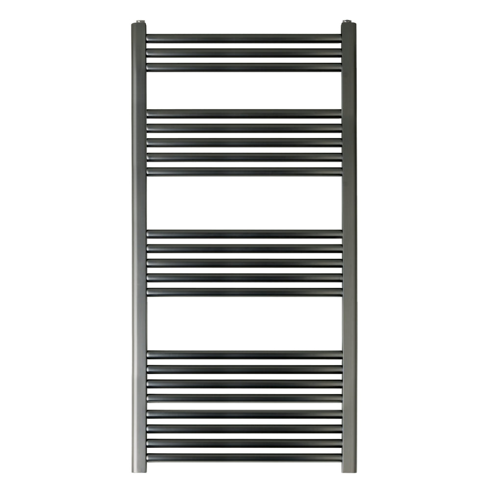 JTP VOS Designer Towel Radiator in Brushed Black