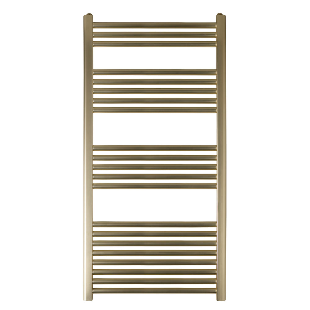 JTP VOS Designer Towel Radiator in Brushed Brass