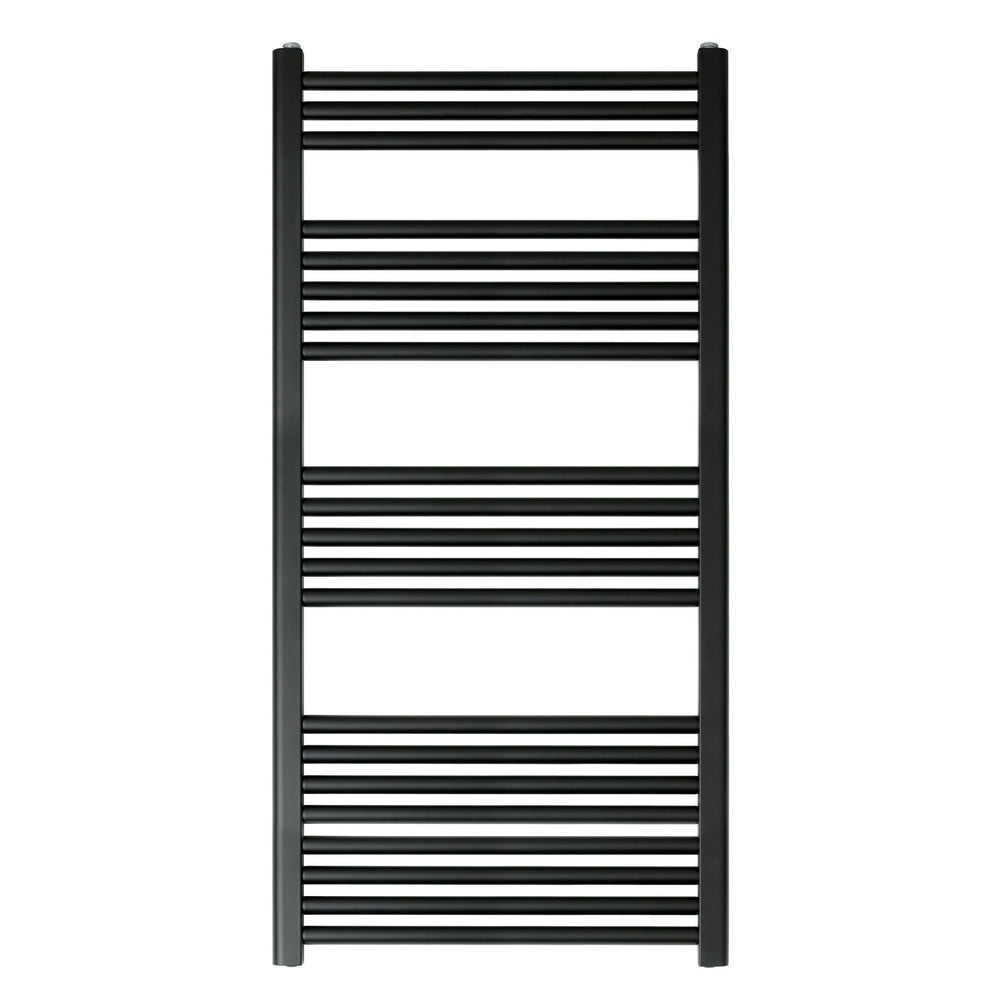 JTP VOS Designer Towel Radiator in Matt Black