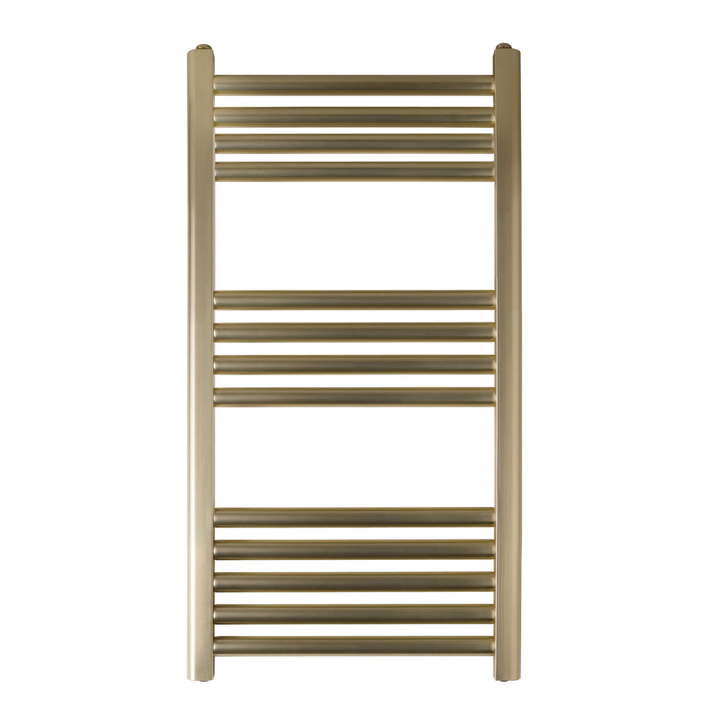 JTP VOS Designer Towel Radiator in Brushed Brass