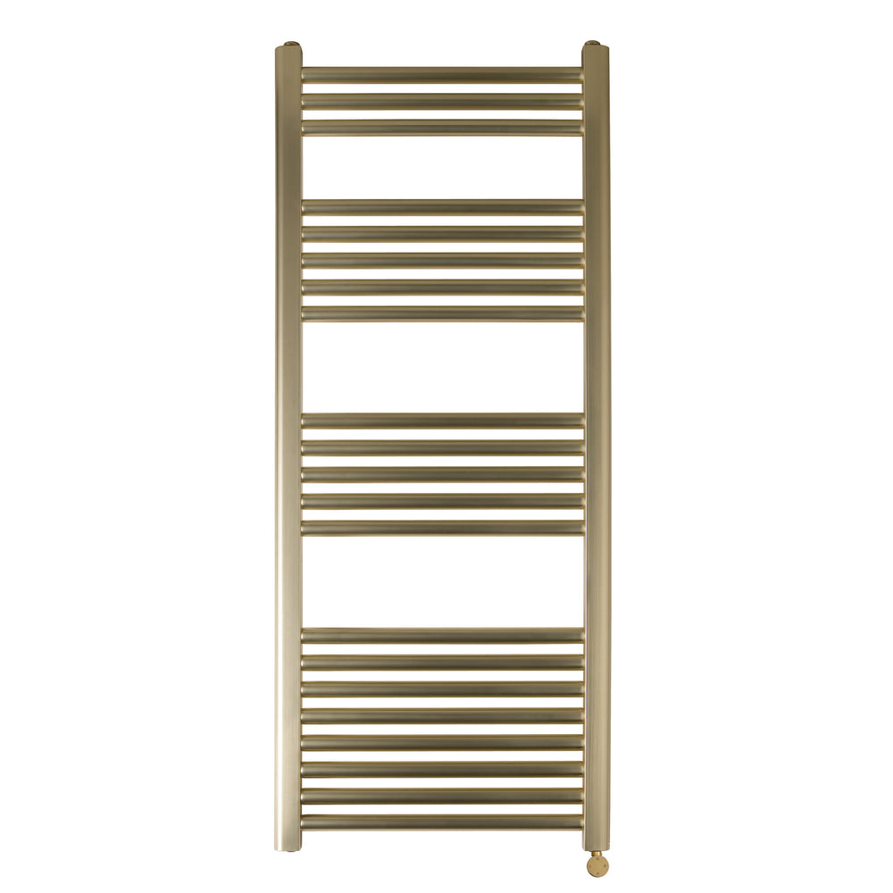 JTP VOS Electric Towel Radiator in Brushed Brass