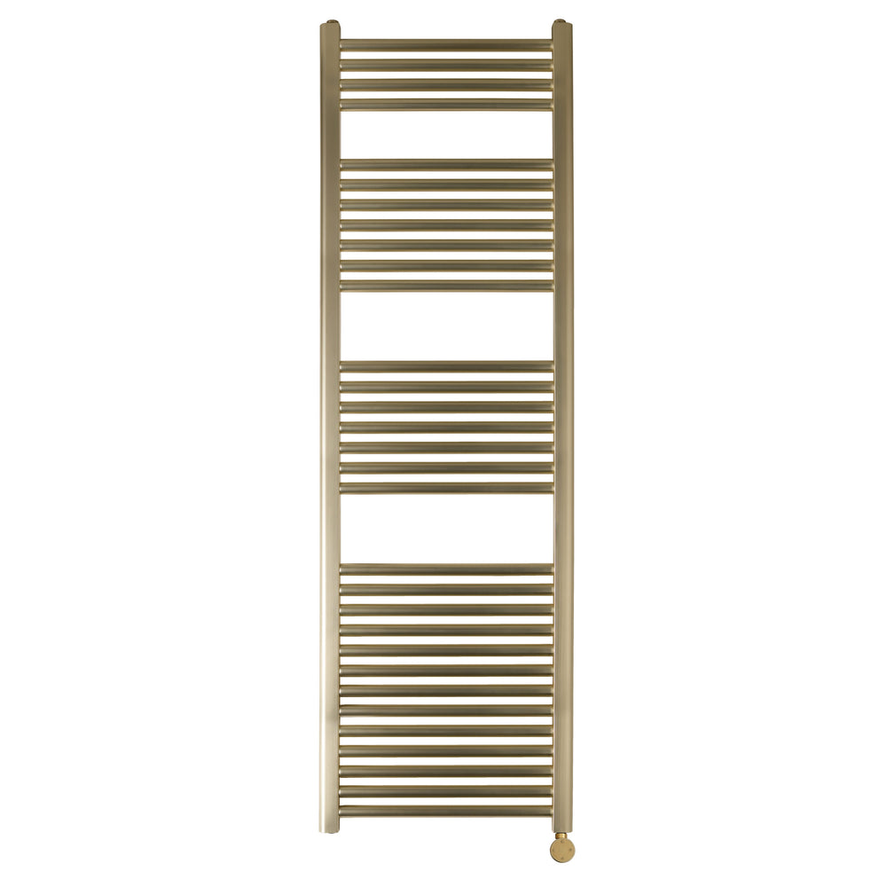 JTP VOS Electric Towel Radiator in Brushed Brass