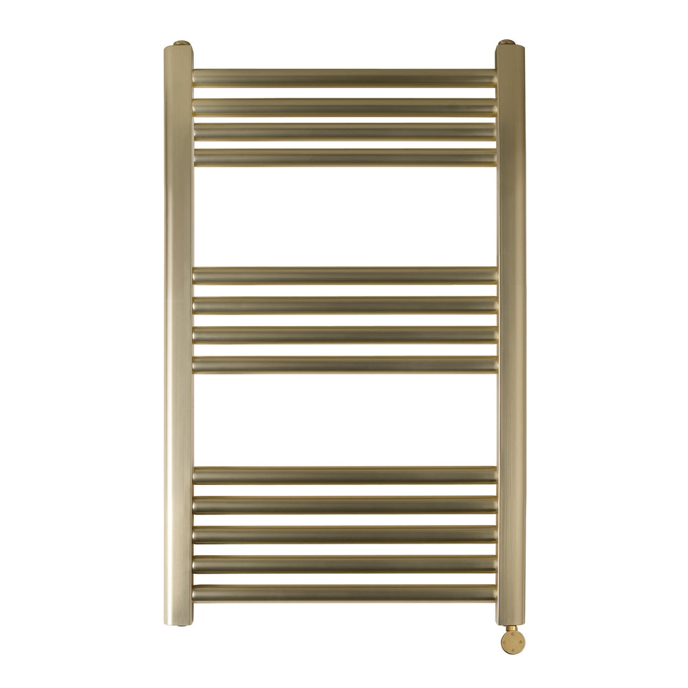 JTP VOS Electric Towel Radiator in Brushed Brass