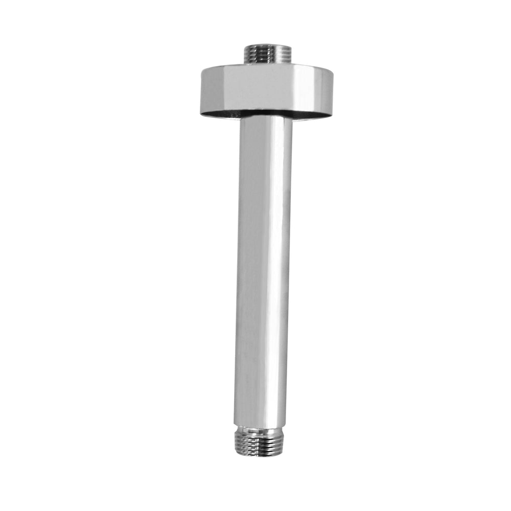 JTP Round Brass Ceiling Shower Arm in Chrome