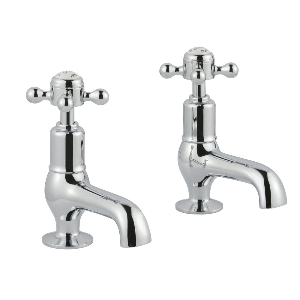JTP Grosvenor Cross Cloakroom Basin Taps in Chrome