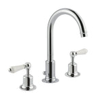 JTP Grosvenor Lever 3 Hole Basin Mixer with Swivel Spout and Pop Up Waste in Chrome