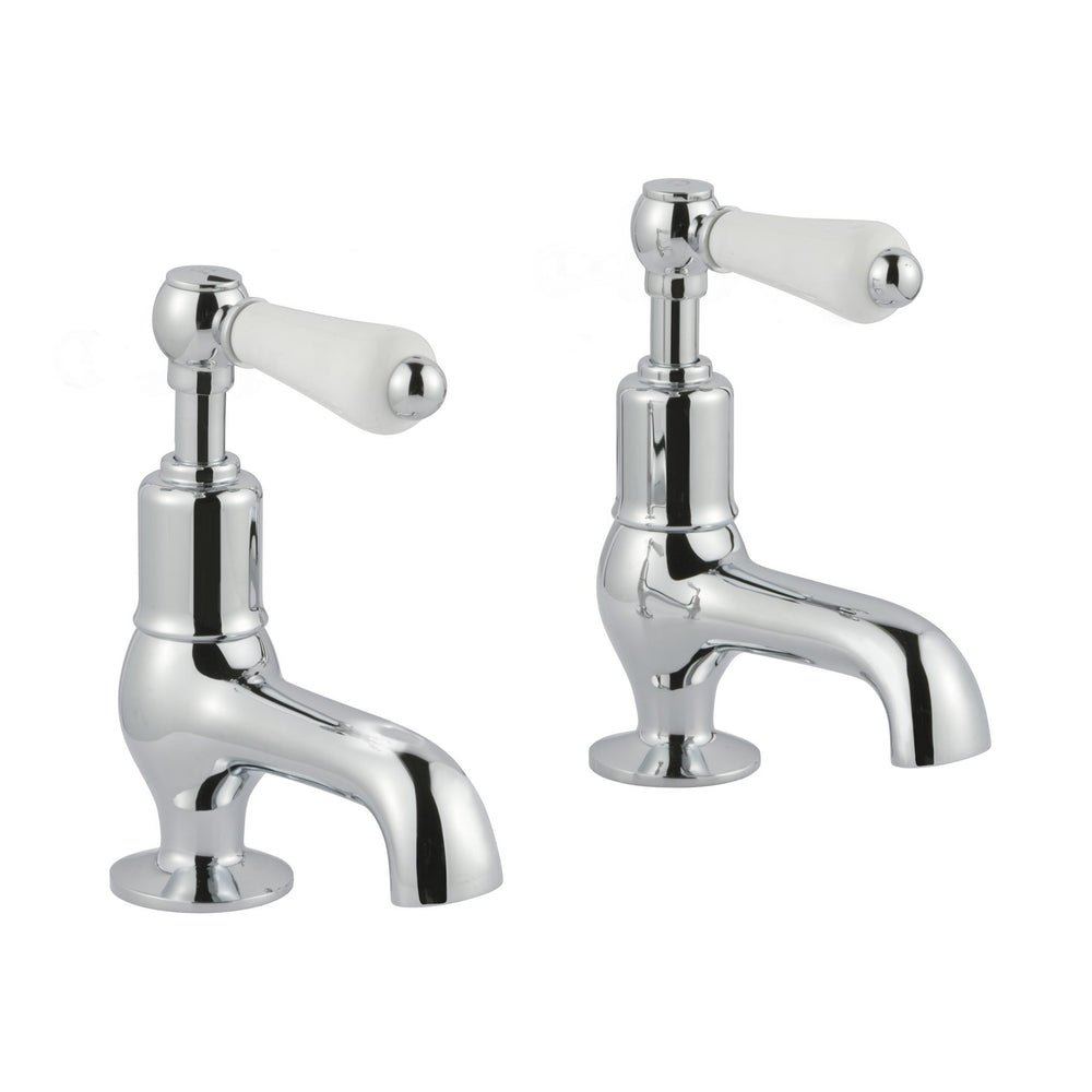 JTP Grosvenor Lever Cloakroom Basin Taps in Chrome