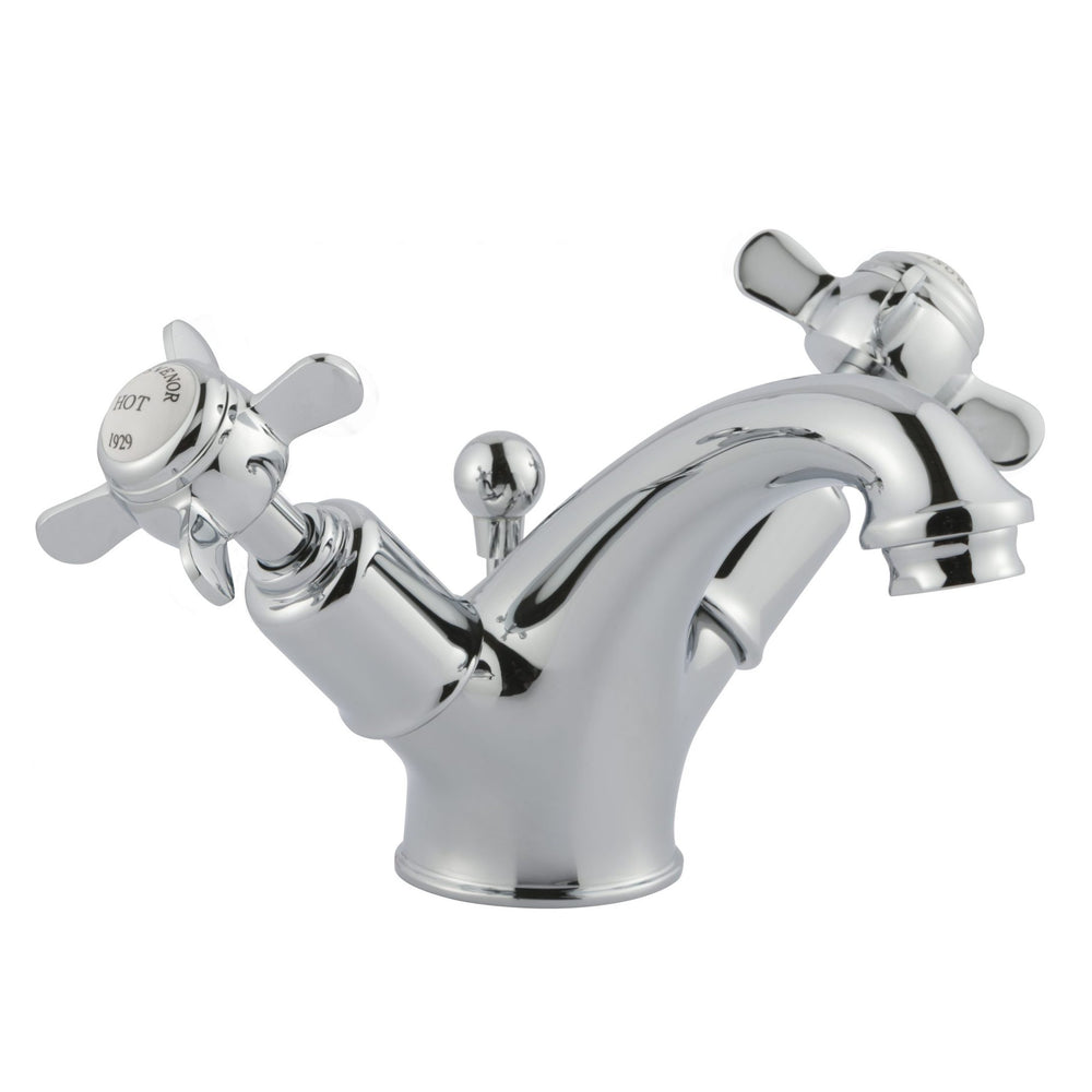 JTP Grosvenor Pinch Basin Mixer with Pop Up Waste in Chrome