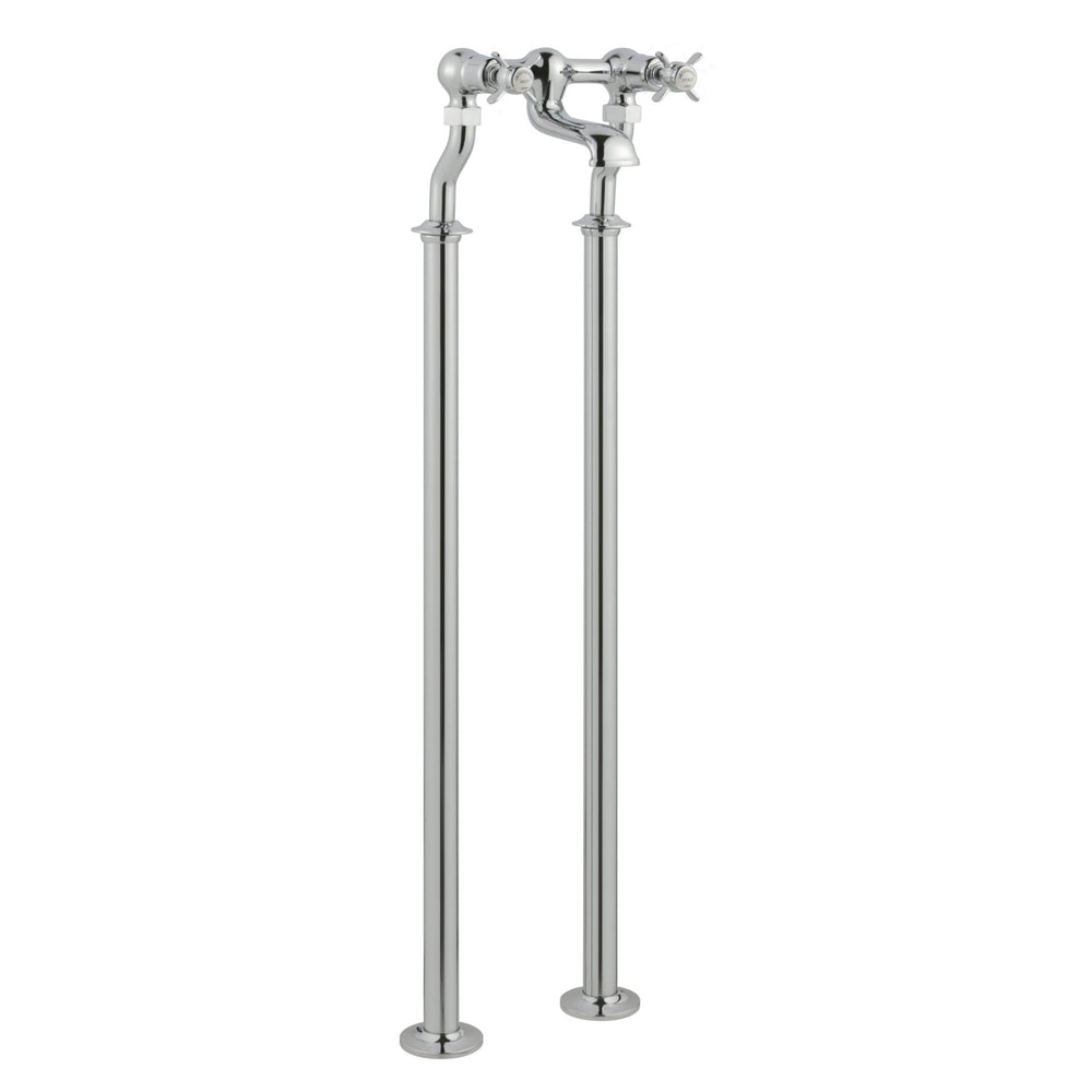 JTP Grosvenor Pinch Freestanding Bath Filler in Chrome