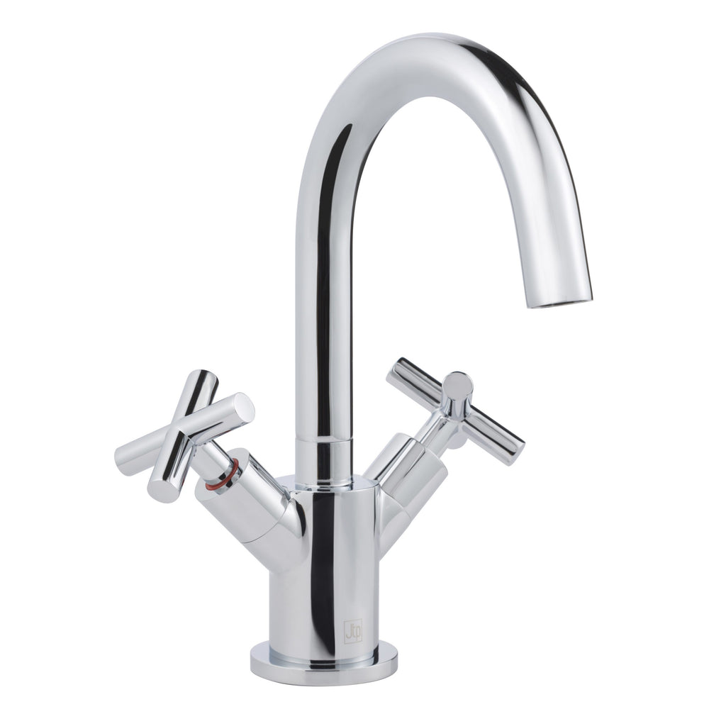 JTP Solex Mono Basin Mixer with Swivel Spout in Chrome