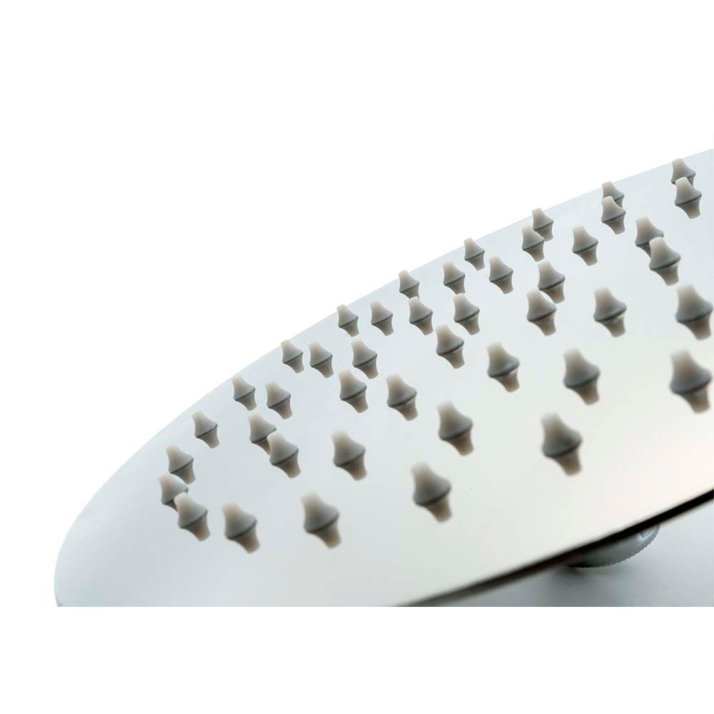 JTP Glide Ultra-Thin Round Shower Head in Chrome