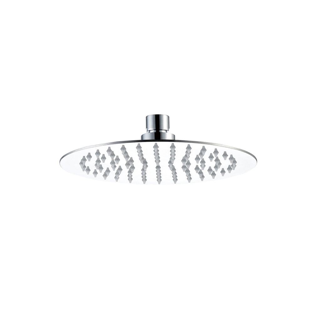 JTP Glide Ultra-Thin Round Shower Head in Chrome