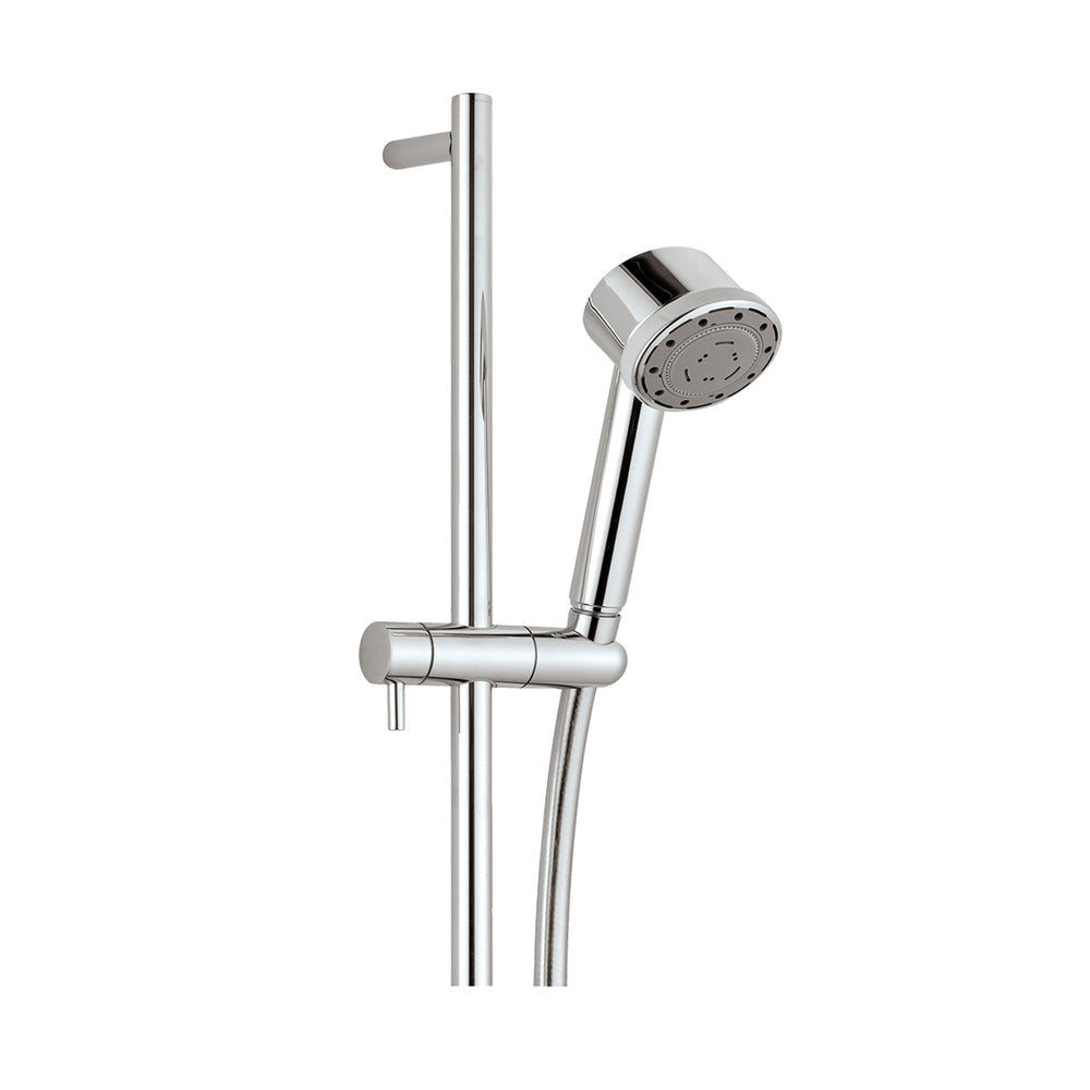 JTP Techno Slide Rail with Shower Handle and Hose in Chrome
