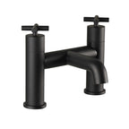 JTP Solex Deck Mounted Bath Filler in Matt Black