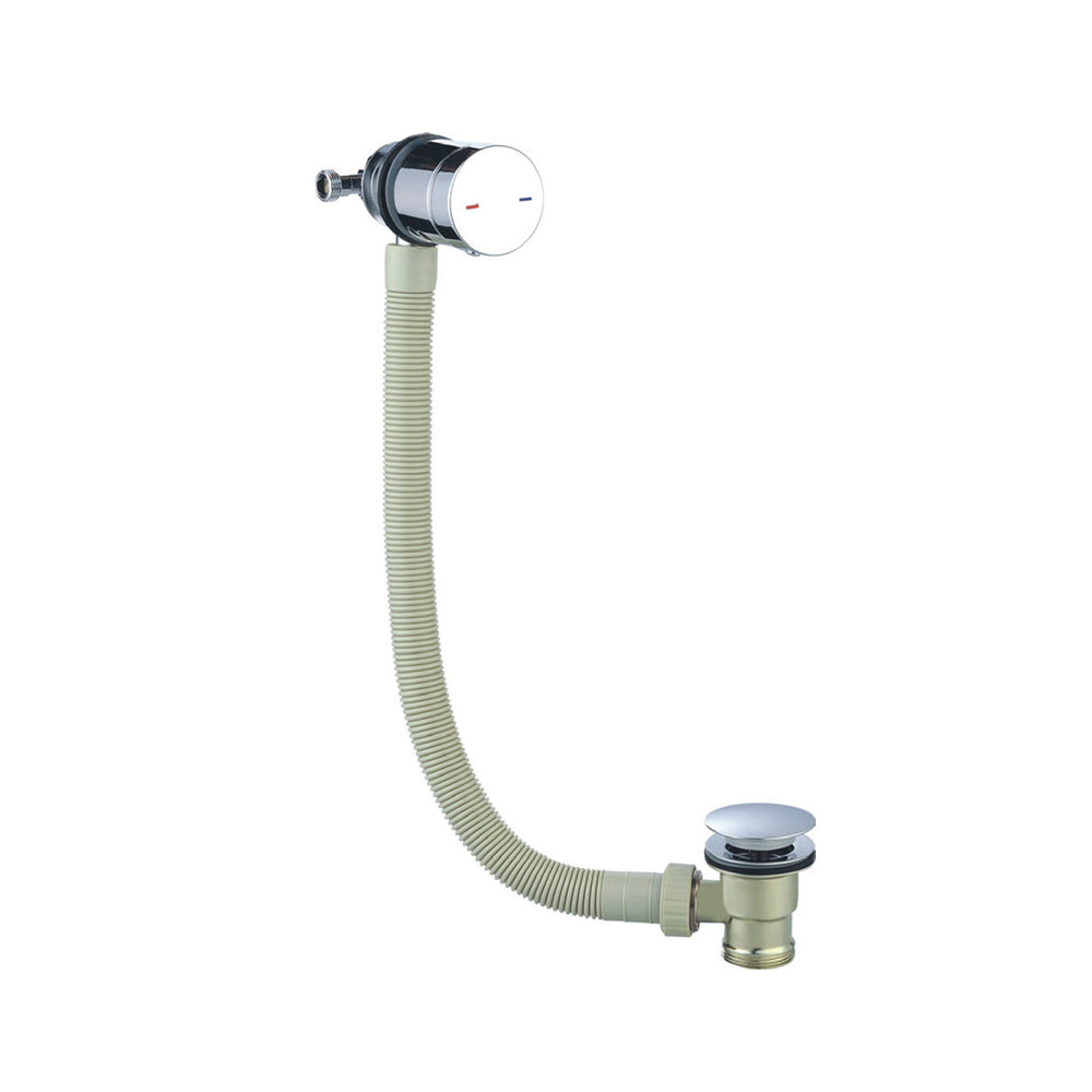 JTP Exofil with On/Off and Temperature Control, Overflow and Click Clack in Chrome