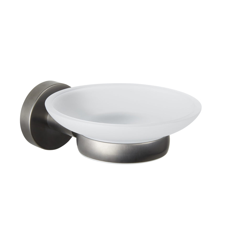 JTP VOS Soap Dish in Brushed Black