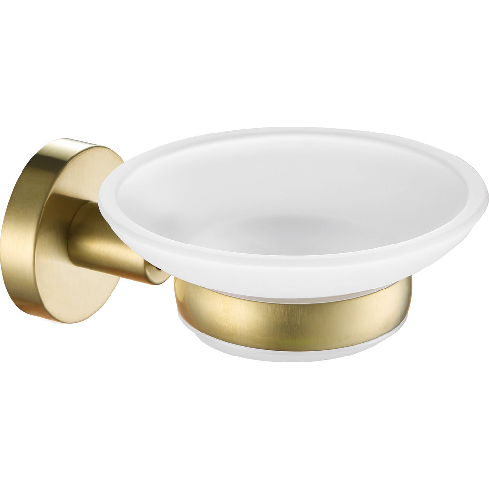 JTP VOS Soap Dish in Brushed Brass