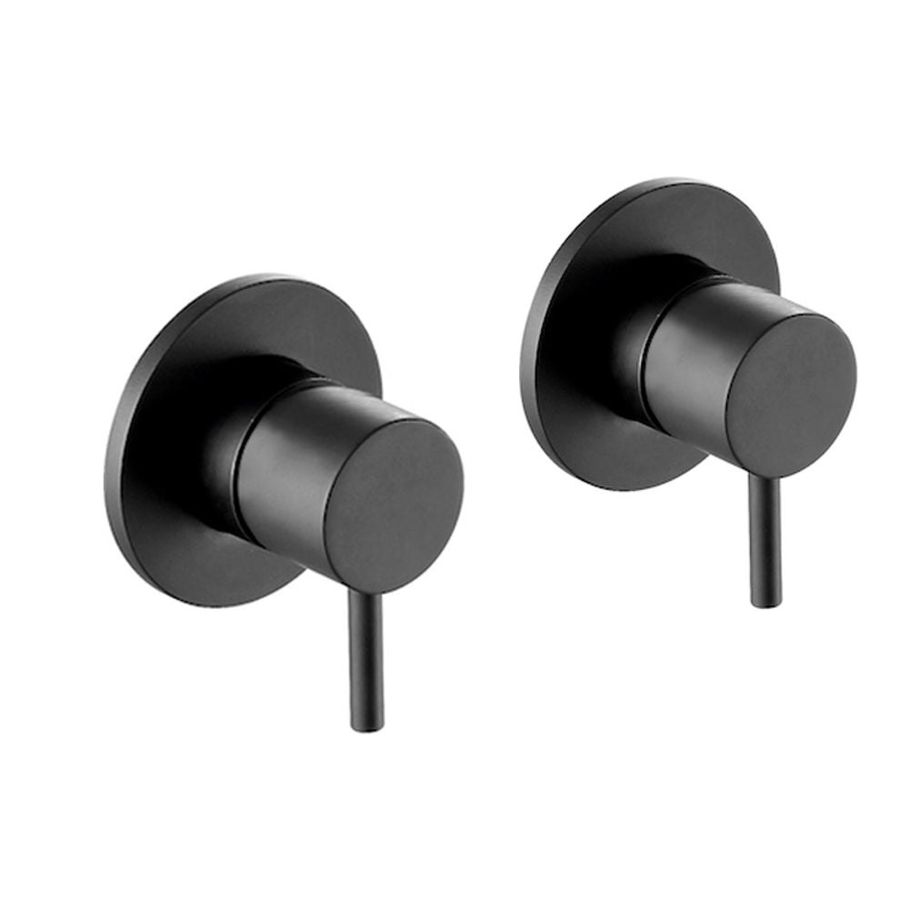 JTP VOS Wall Valves in Matt Black