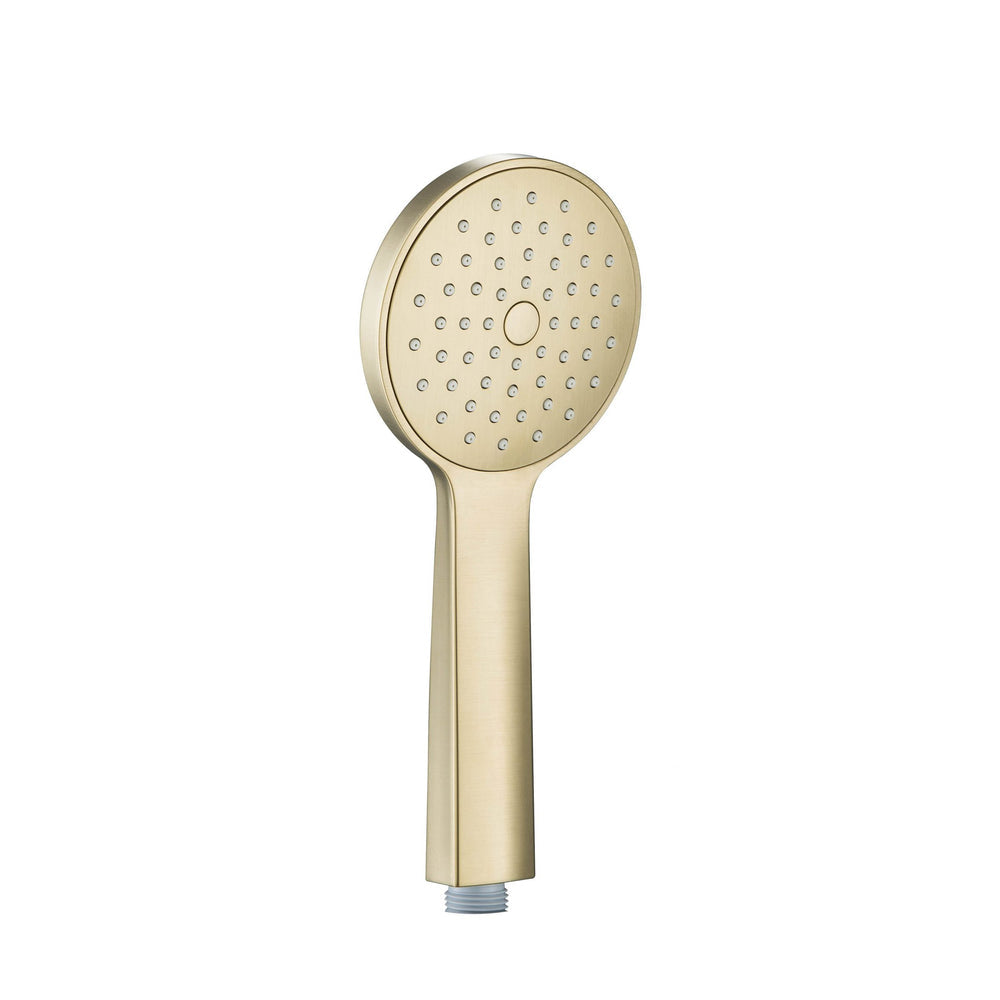 JTP VOS Round Shower Handle in Brushed Brass