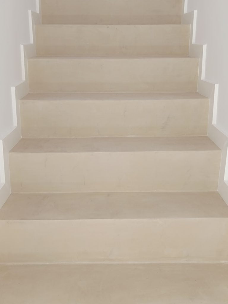 Microforce Thin microcement staircase